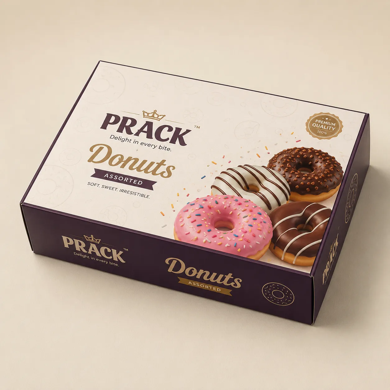 Custom duplex board food & beverage packaging solutions by PrAcK