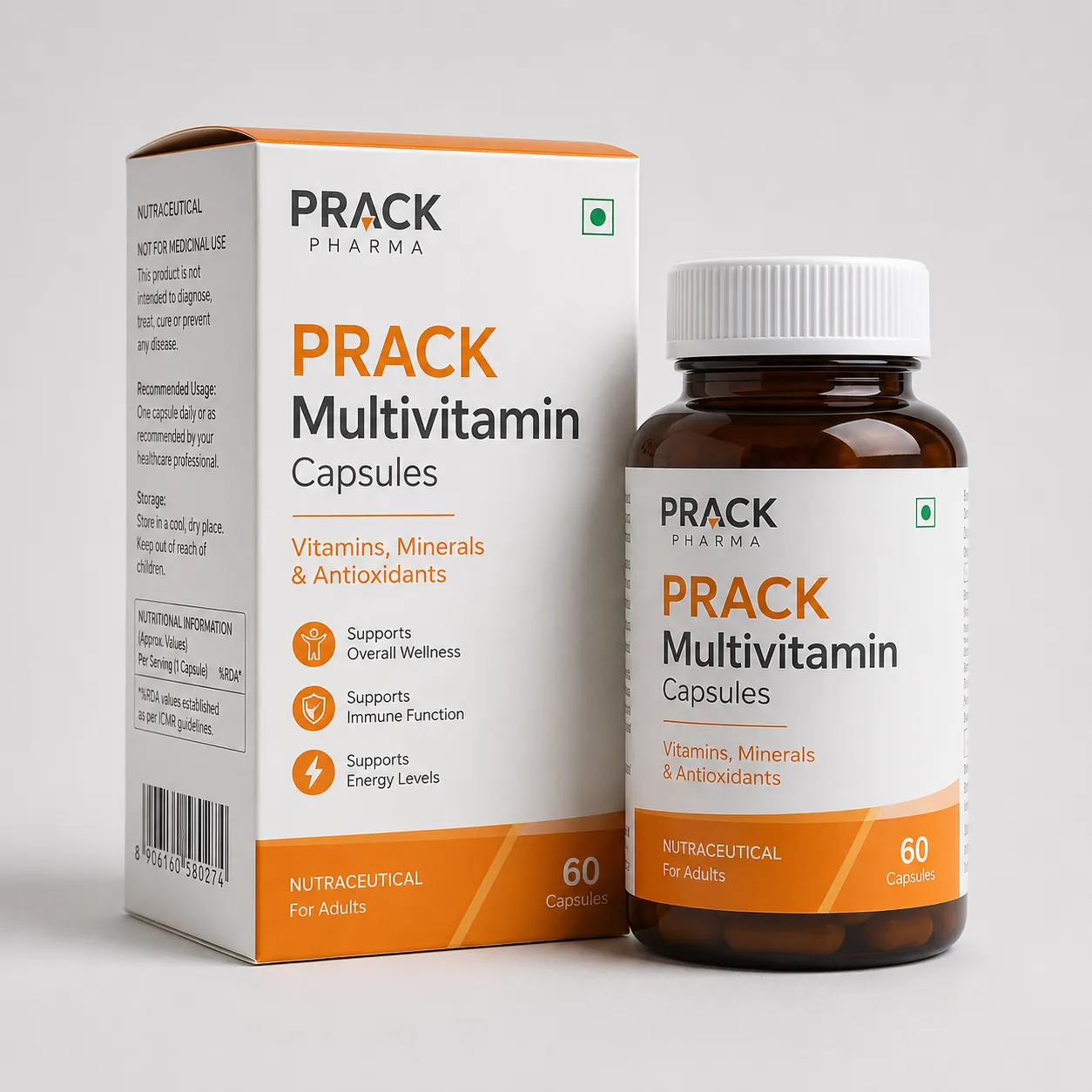 Custom duplex board pharmaceuticals packaging solutions by PrAcK